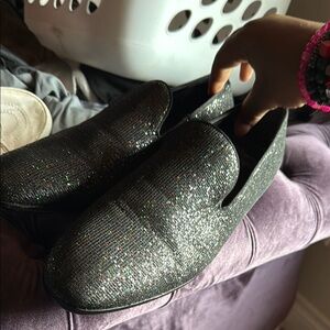 Sparkling Slip-On Shoes
